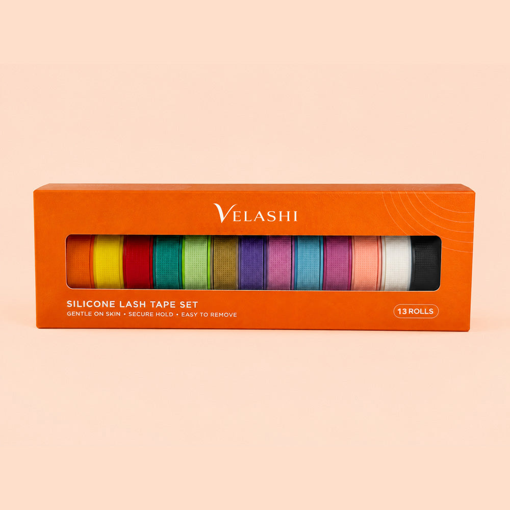 13-Color Silicone Lash Tape Set