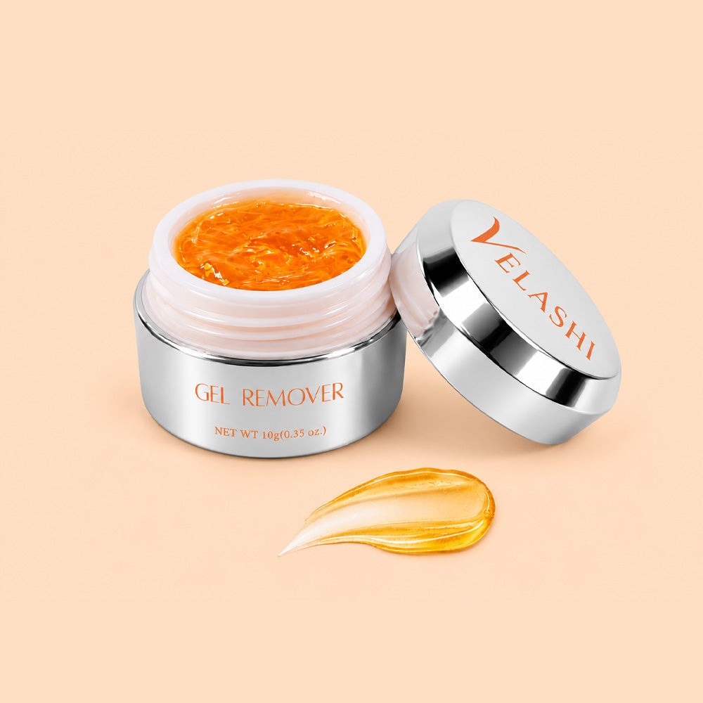 Velashi Orange Gel Glue Remover  | Professional Eyelash Extension Adhesive Remover （10g）