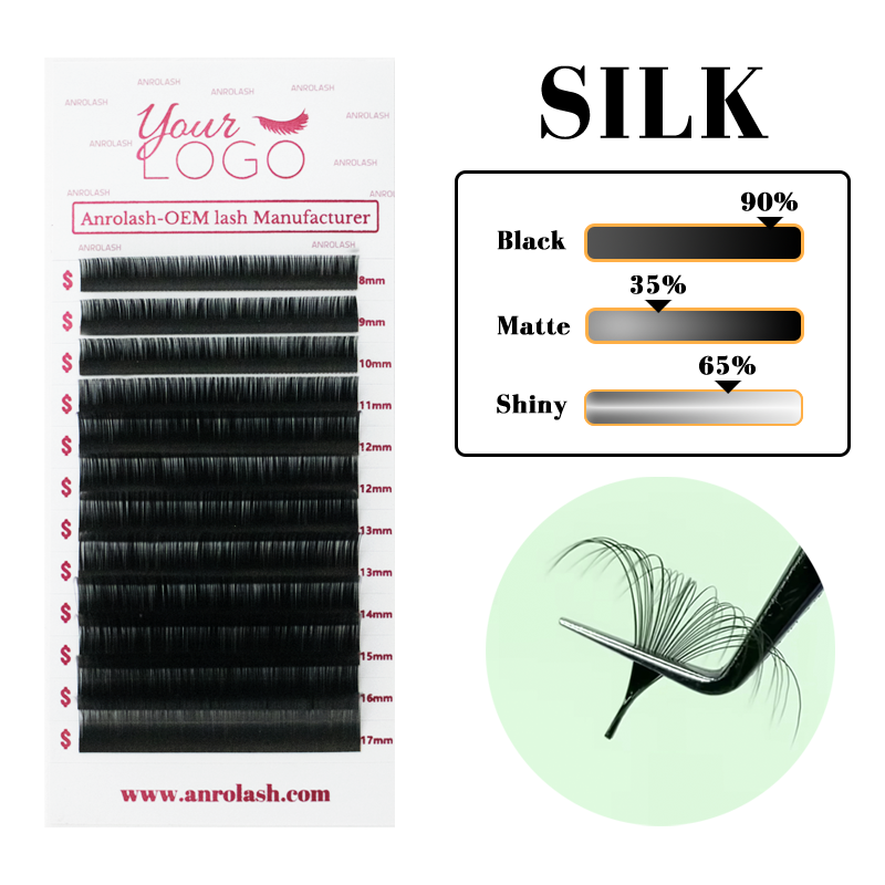 Silk mink eyelash extensions