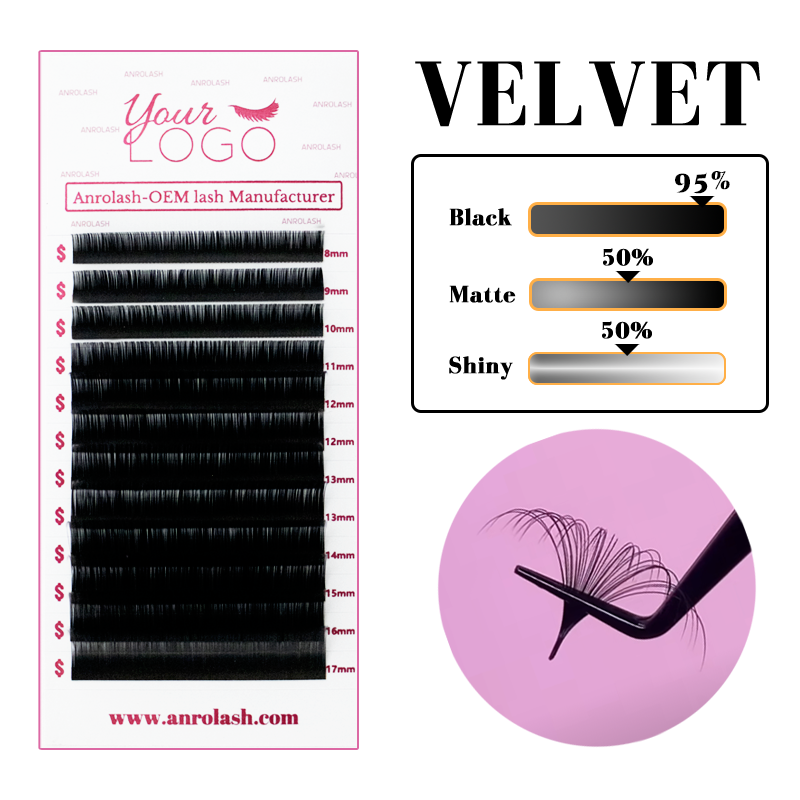 0.05 C/CC/D Velvet Eyelash Extensions