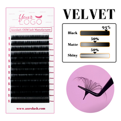 0.05 C/CC/D Velvet Eyelash Extensions